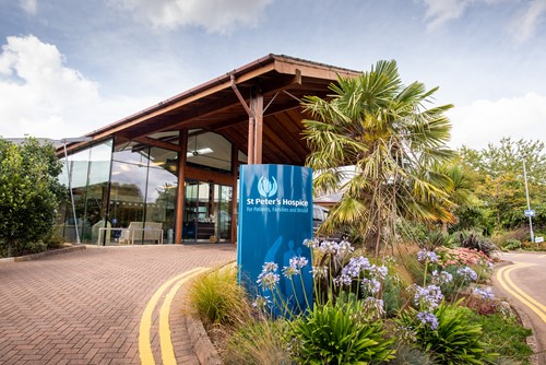 St Peter's Hospice main entrance