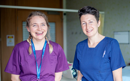 Healthcare Assistant and Nurse in the Inpatient Unit
