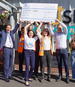Hospice gets £10k boost from Bristol Waste