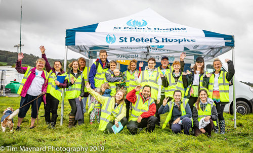 Fundraising group at an event
