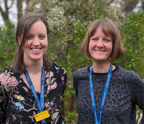 St Peter's Hospice staff involved in the project