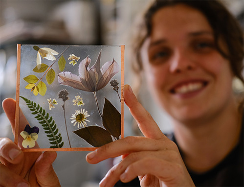 Pressed flower workshop
